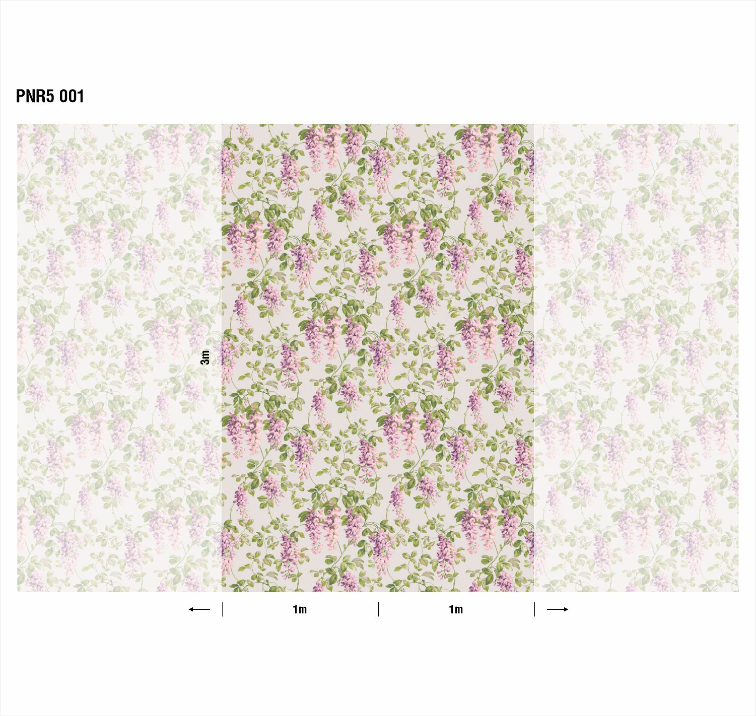 Панно Loymina Панорама Танец вистерий PNR5 001 3×1 Панно Loymina Панорама Танец вистерий PNR5 001 3×1